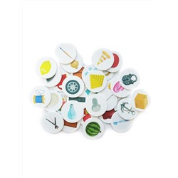 Обучающее лото для детей «Логика» с пластиковыми фишками