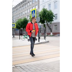 Бомбер-пилот красный