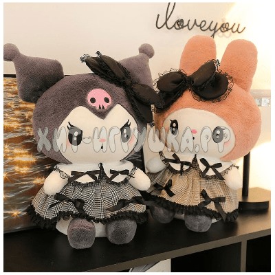 Мягкая игрушка аниме Куроми Kuromi Melody Черная 25 см kur25, kur25