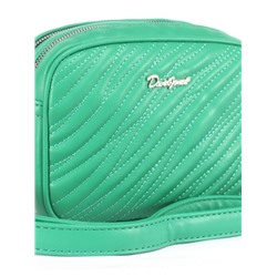 Сумка женская искусственная кожа DJ-6943-1-GREEN,  2отд,  плечевой ремень,  зеленый 253985