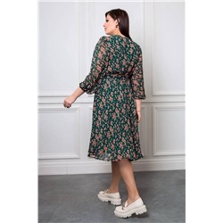 Daloria 1671 зеленый-розовый, Платье