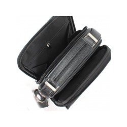 Cумка муж искусственная кожа Cantlor-G 317S-5,  3отд,  1внеш+4внут/карм,  плечевой ремень,  черный 232449