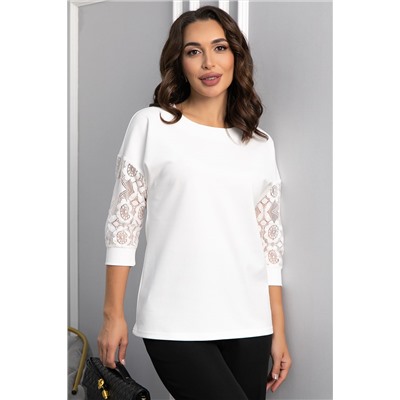 Джемпер В гармонии с собой НЬЮ (молочный) Б14117-48М