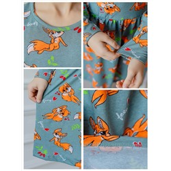 Платье Эля лисы на полыни