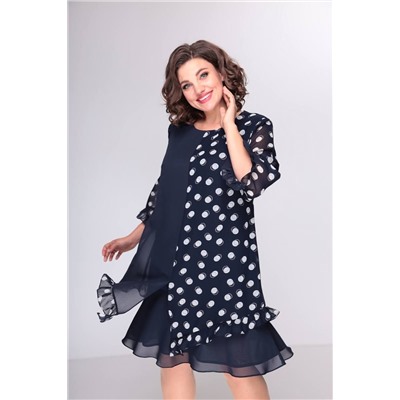 Moda Versal П2358 т.синий, Платье