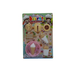 Продукты 8 предметов (фастфуд,посуда) 27см / блистер 177