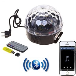 Диско шар светодиодный Led Magic Ball Light с Bluetooth
