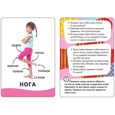 Уценка. Умные карточки. Я и мое тело. 32 карточки