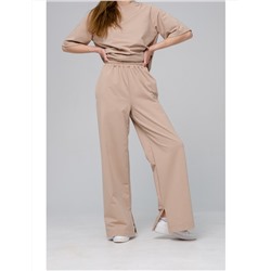 SALE Костюм: Свитшот с коротким рукавом+Брюки Палаццо