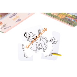 Книжка-игрушка Disney "Животные" ("Моя книжка-пазл") 93522, 93522