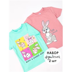 Футболка для девочки 2 шт Bonito