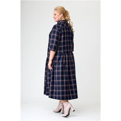 Avenue Fashion 0102 синий, Платье