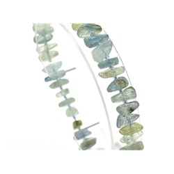 Браслет из аквамарина галтовка 10-11мм, 16,5г