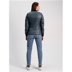 Куртка-бомбер "Скинни" серый