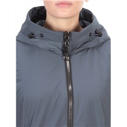 0835 GRAY/BLUE Куртка демисезонная женская RIKA (100 гр. синтепон) размер 58 - российский