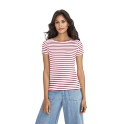 Футболка Miles Women белая с красным