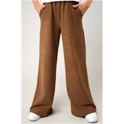 Брюки палаццо из футера для девочки Happyfox