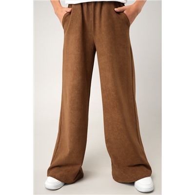 Брюки палаццо из футера для девочки Happyfox