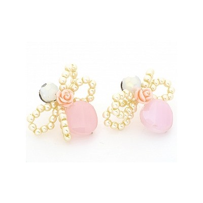 Серьги Розочка PR2880 розовый
