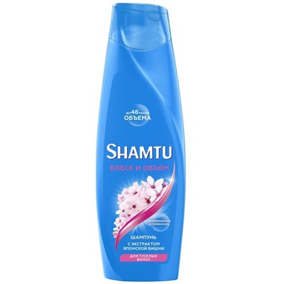 SHAMTU 360мл Шампунь Блеск и обьем д/тусклых