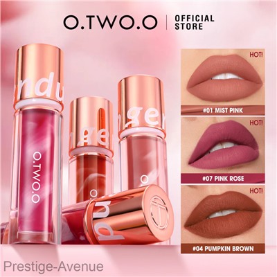 Водостойкая матовая помада O.TWO.O New Trending Lip Gloss Marbling Water Proof Matt Finish Lip Stick SC057 #06 Wild Berry
