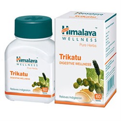 TRIKATU Digestive Wellness, Himalaya (ТРИКАТУ, Для пищеварения, Хималая), 60 таб.