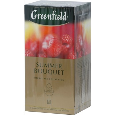 Greenfield. Summer Bouquet карт.пачка, 25 пак.