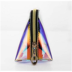 SALE!Женская полупрозрачная, голографическая косметичка-хамелеон, на молнии ,размер 18,5*10*7 см.1 шт.