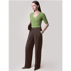 Брюки-палаццо из поливискозы