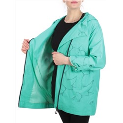 F809 GREEN Ветровка женская CO-COCOPINE (85% хлопок, 15% полиэстер) размер 46 (идет на 52 российский)