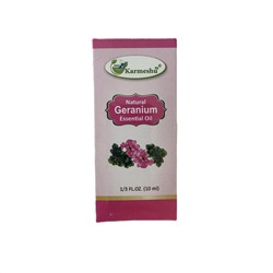GERANIUM Natural Essential Oil, Karmeshu (ГЕРАНЬ натуральное эфирное масло, Кармешу), 10 мл.
