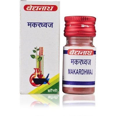 MAKARDHWAJ, Baidyanath (МАКАРДХВАДЖ, порошок, Байдьянатх), 2,5 г.