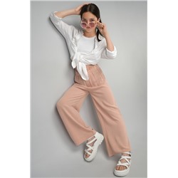 Льняные брюки для девочки Happyfox