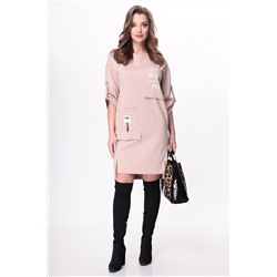 Taita plus 2133/15-1 розовый, Платье
