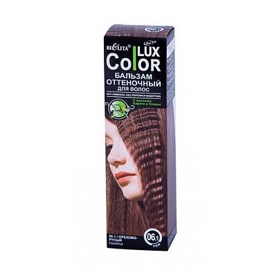 Оттеночный бальзам для волос "COLOR LUX" тон 06.1