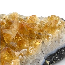 Друза цитрин 125*77*32мм, 334г, (L)