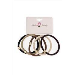 Резинки для волос 5 см (5 шт) SF-7809, ассорти №4