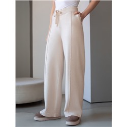 Прямые брюки из пряжи с кашемиром