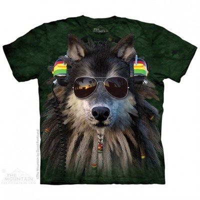 Футболка The Mountain "Rasta Wolf" (детская)