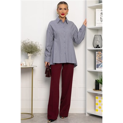 Рубашка Свободное падение (серая) Б14193-5М