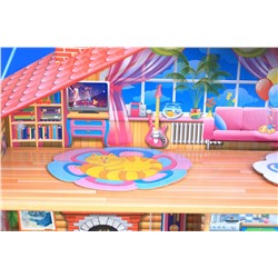 Кукольный  двухэтажный домик быстрой сборки «Дача» Серия Dream House