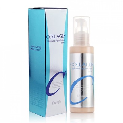 Увлажняющий тональный крем с коллагеном Enough Collagen Moisture Foundation ,тон 21