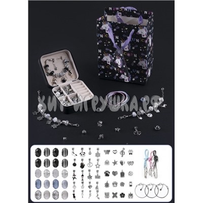 Набор для создания браслетов 66 дет. BLACK UNICORN RL065, RL065