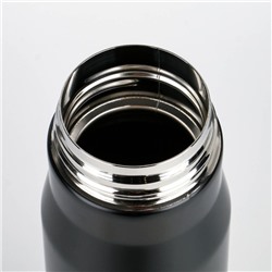 Термос-пуля "Мастер К. Калибр настоящего мужчины", 450 мл, сохраняет тепло 8 ч, 28х7 см