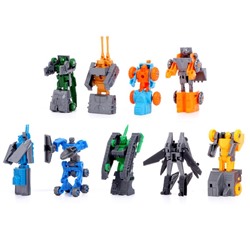Набор роботов «Техника», трансформируется, 9 штук