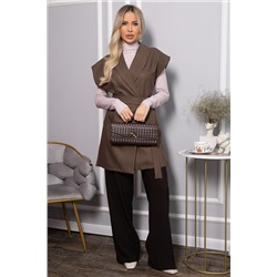 Жилет костюмный Жюлли (шоколад) Б14488-4М