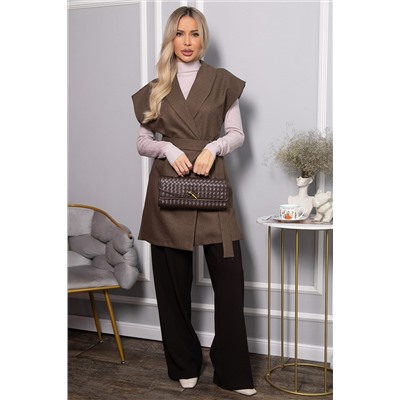 Жилет костюмный Жюлли (шоколад) Б14488-4М