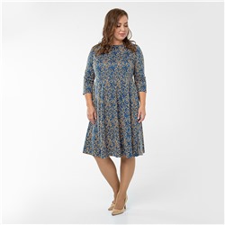 Платье, текстиль, бежевый