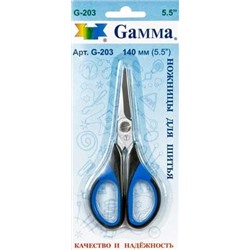 Ножницы G-203 для шитья и рукоделия 140 мм GAMMA