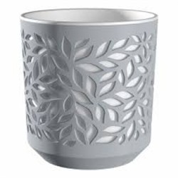 Кашпо Leaves 4л Серый/Белый (ВМС)